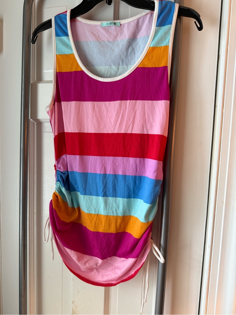 Multicolor Striped Tank Top by PISTE